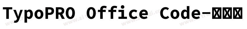 TypoPRO Office Code字体转换